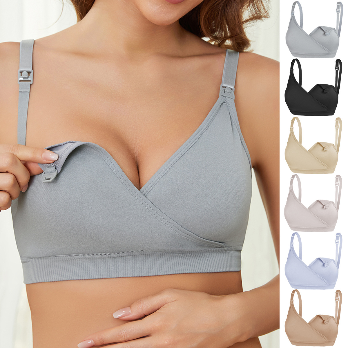 Wirefree Bra Comfort - Bezprzewodowy biustonosz do karmienia piersią Nylon