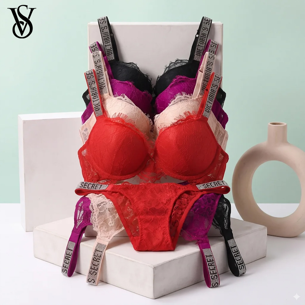 Wygodny modelujący biustonosz  – Lace Bralette Set recenzja i cena
